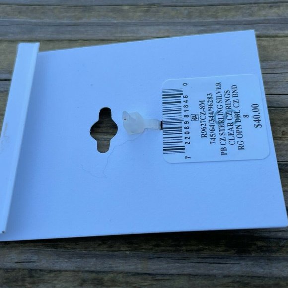 Giani Bernini Women Rings Sterling Silver Cubic Zirconia Rings Size 8 $40 - Picture 7 of 13